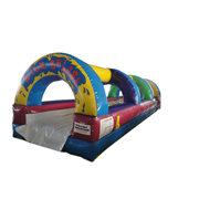 double sided inflatable water slide